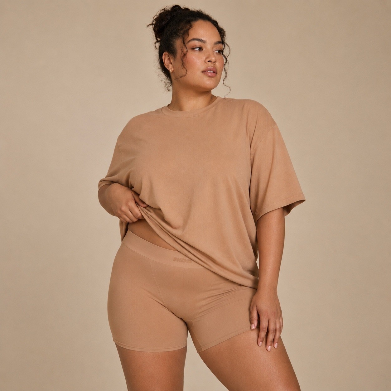 SKIMS Boyfriend Boxer Short NEW Ochre 3X