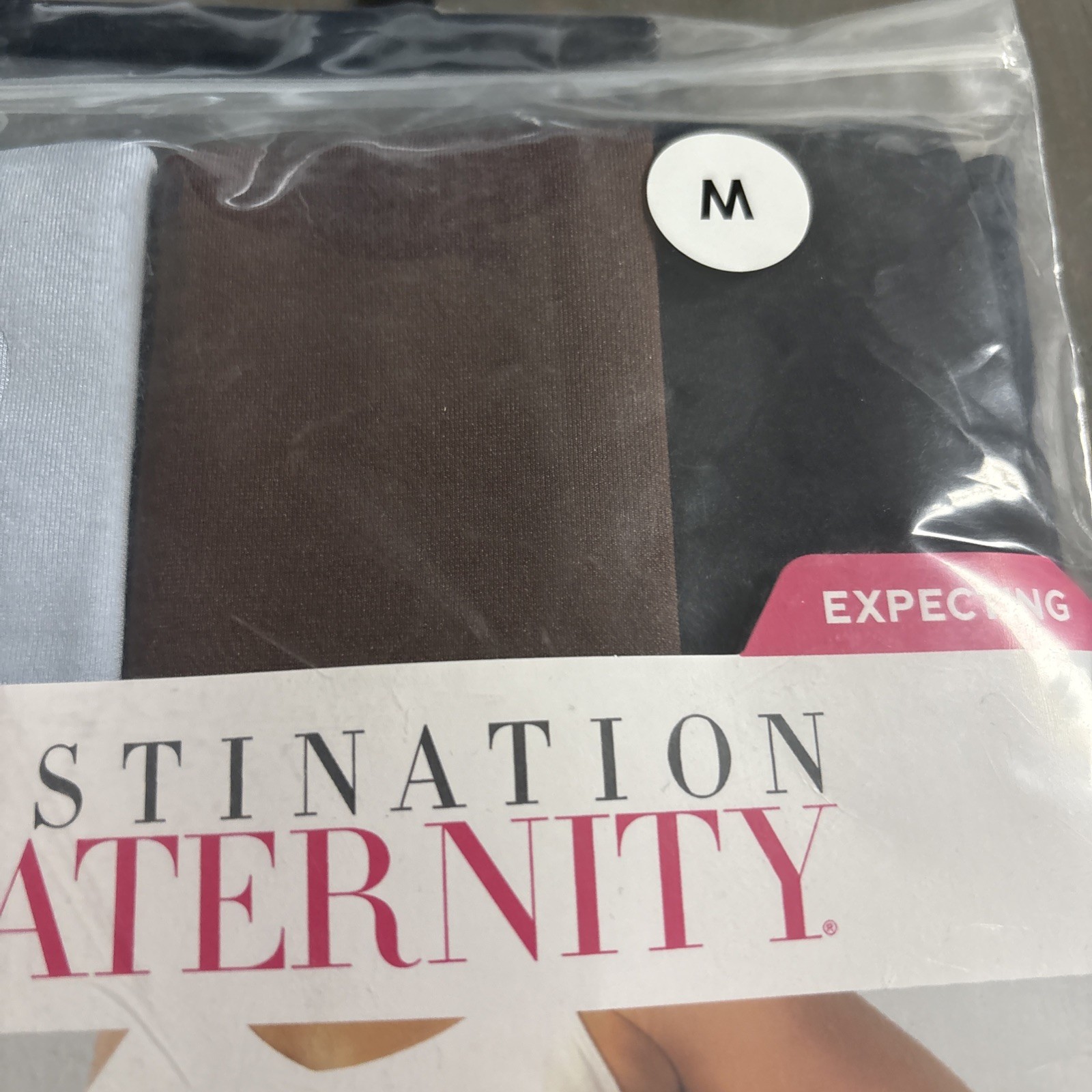 Destination Maternity 3 Pack Seamless Foldover Bikini Womens Underwear Size M E6