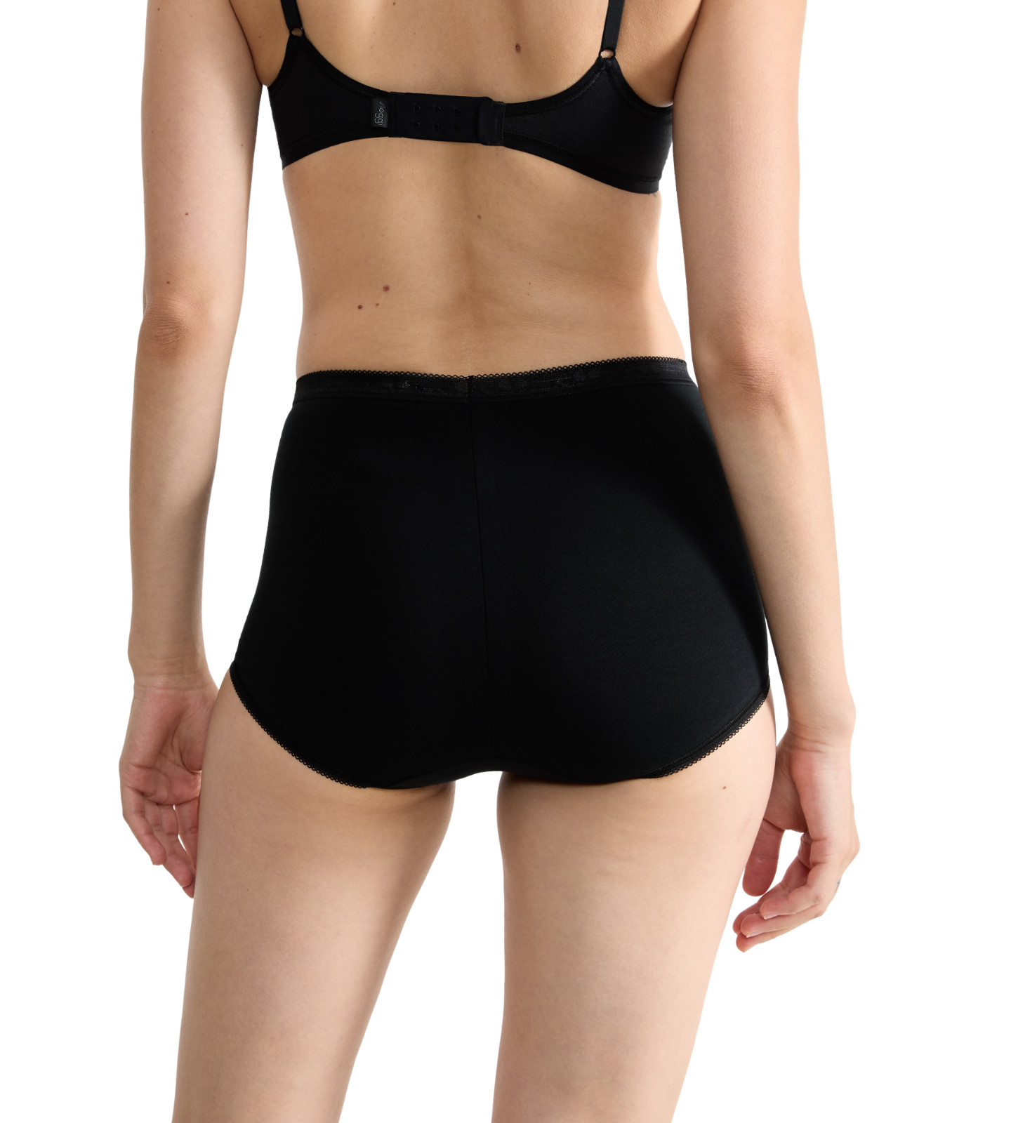 Sloggi Basic Maxi Brief Knickers 4 Pack 95% Cotton High Rise Full Brief 10028378