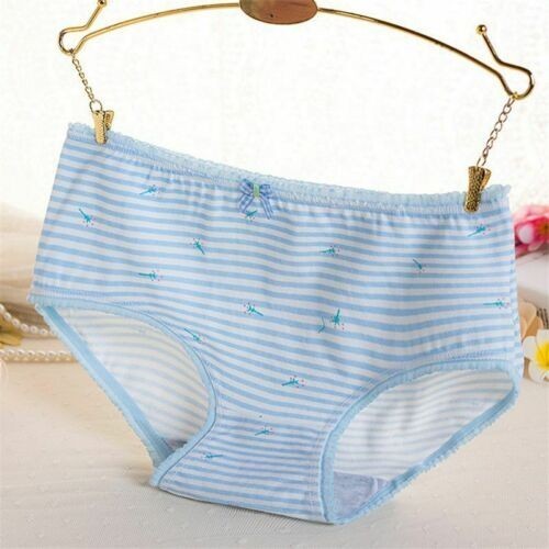 Panties Ladies Briefs Woman Printed Knickers Pants 4 Pack Underwear