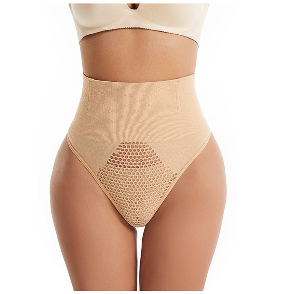 Women’s High Waist Thong Style Shaping Pant with Hollow Back and Lift Effect