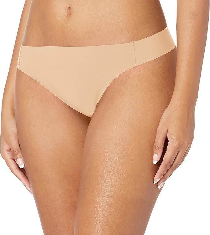 Maidenform Women’s Comfort Devotion Flawless No Show Thong, Latte lift, 2XL/9