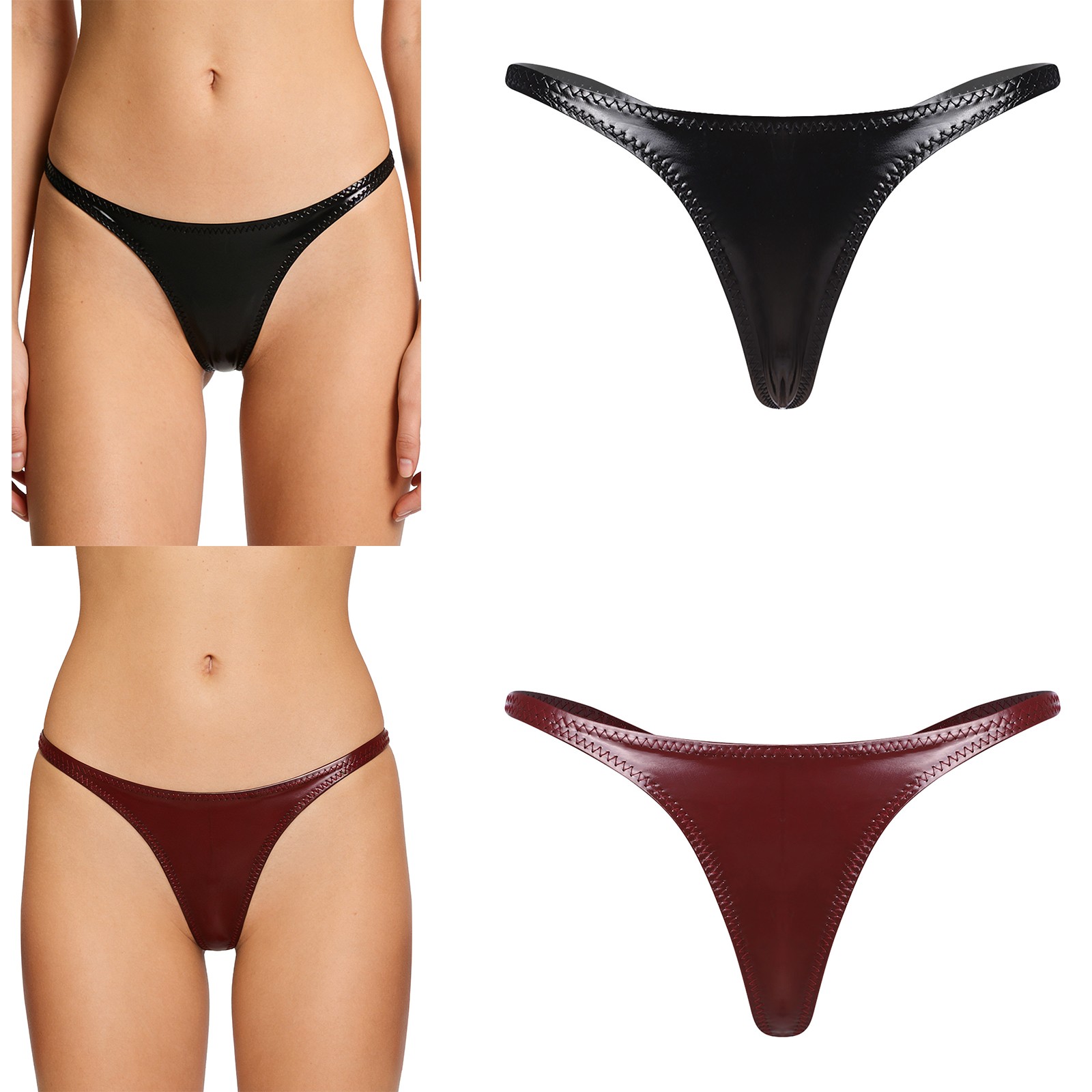 Womens Underwear Beachwear Micro Briefs Sleepwear Mini Underpants Nightclub