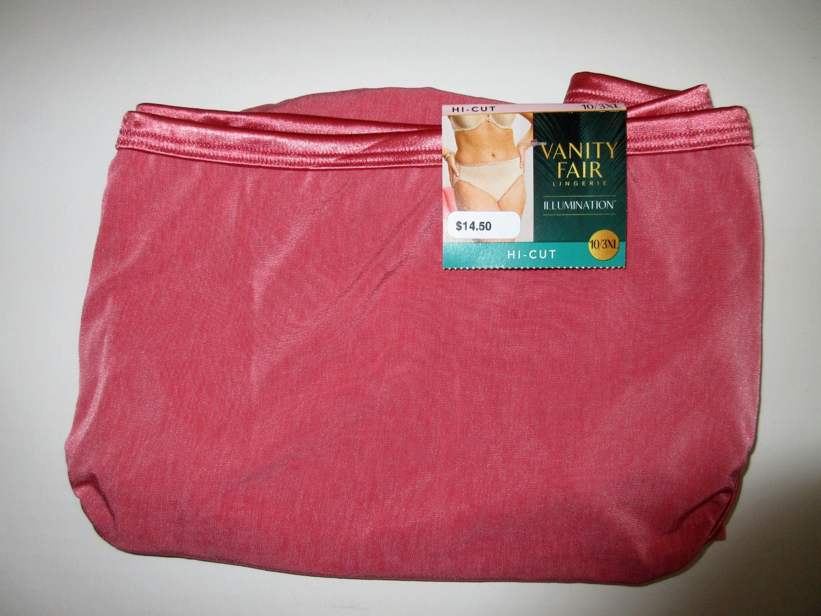 Vanity Fair 2-Pair HI-CUT brief Body Shine Illumination 13108 Poly/Nylon 10/3XL