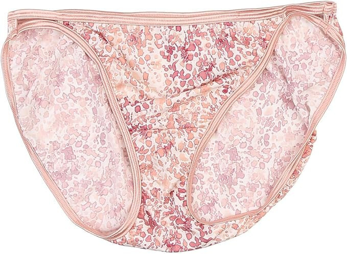 4 pr VANITY FAIR String Bikini ILLUMINATION 18108 SUNSET Splash Print PANTY S- 5