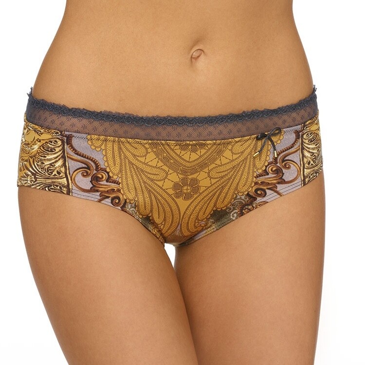 Lingadore, Chloe print, hipster briefs, size 10/S. Baroque print BNWT
