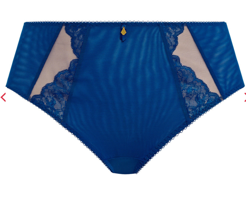 Elomi 4XL Cate Allure Full Brief Panty NWOT 302451 Lapis Blue