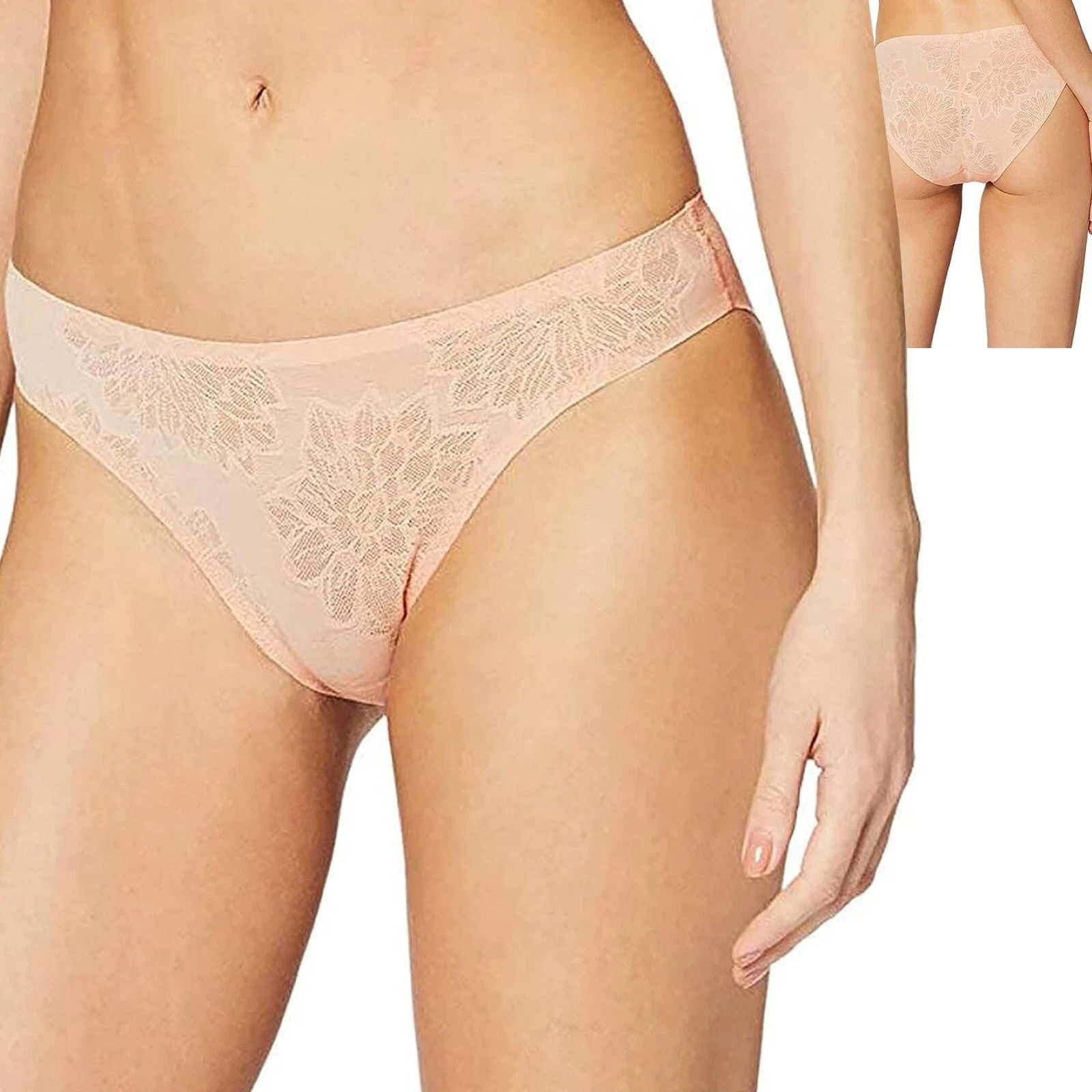BNWT Triumph Women’s Fit Smart Tai Brief Knickers Skin Size Large