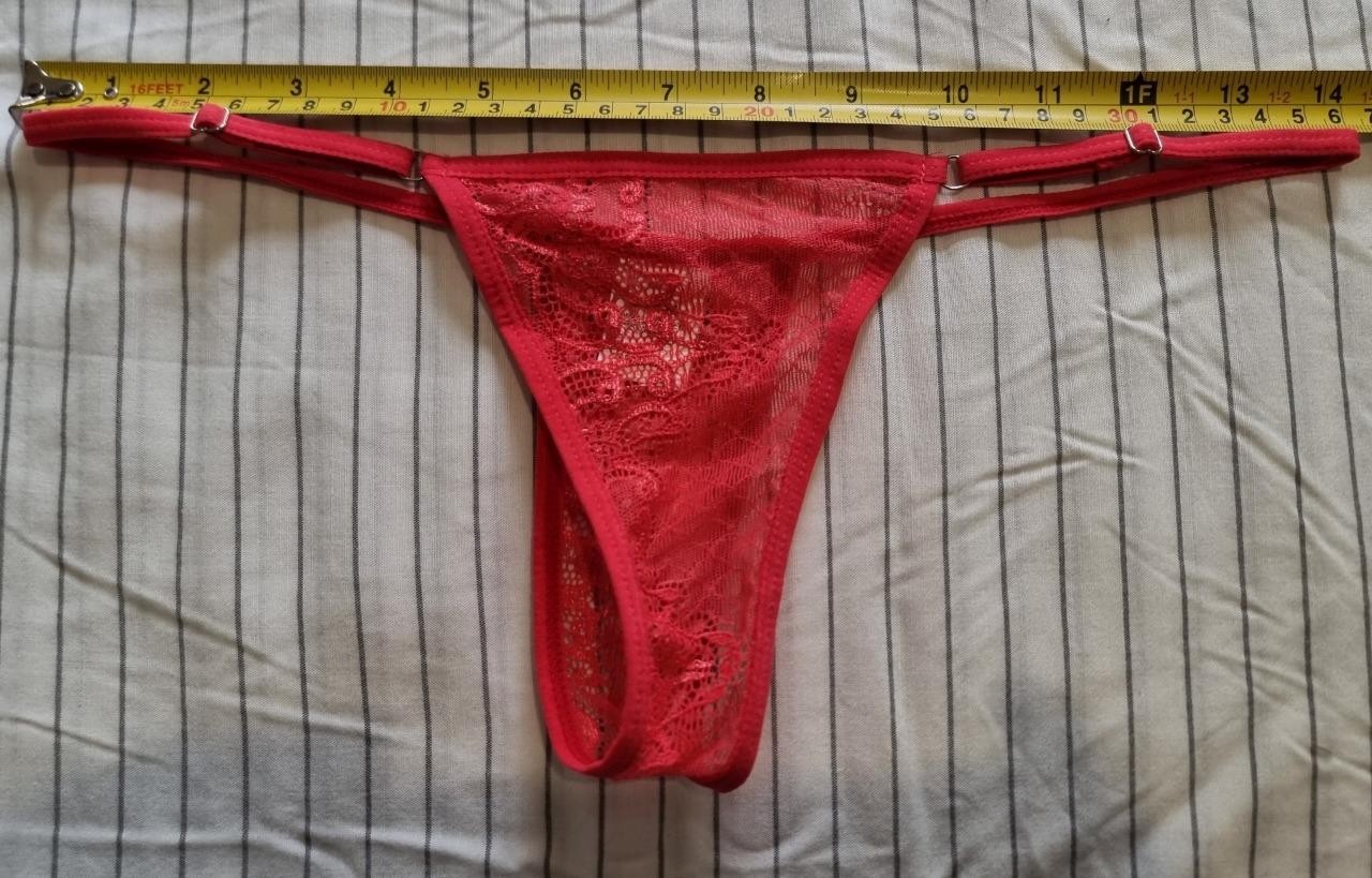 Red G-String Panties Size M Free Post in Australia
