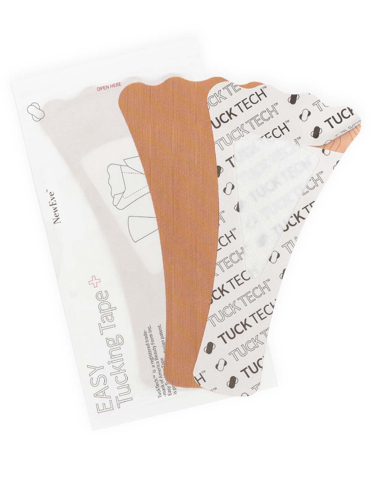 NewEve Tucking Tape Plus 7 Pack, Gaff Panties, Tucking Underwear for Trans Women