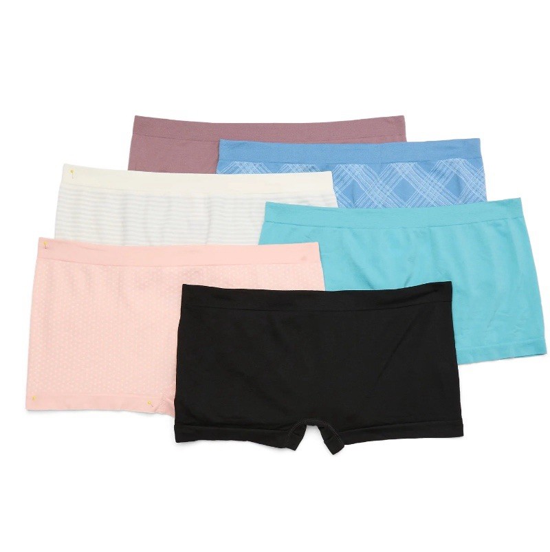 JOYSPUN Soft 6 Seamless Boyshort Women’s Supersoft Fabric Size Medium (8-10) NWT