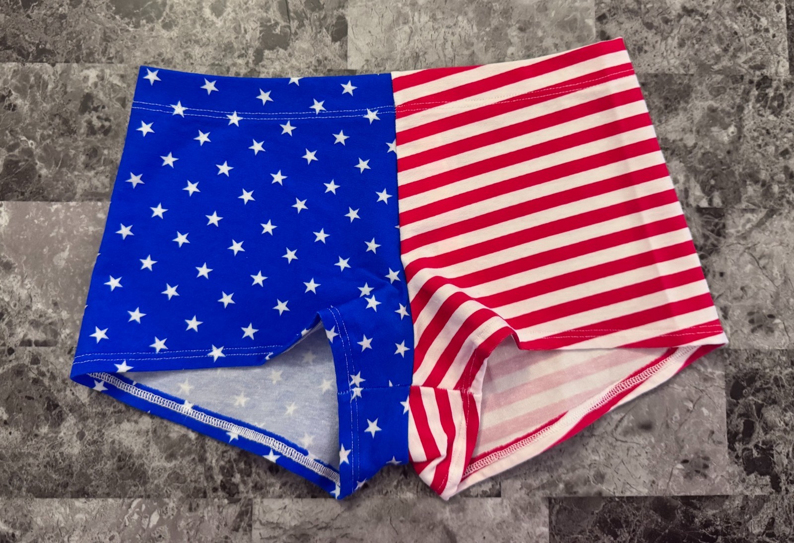 NWT VICTORIA’S SECRET PINK STARS STRIPE FLAG PATRIOTIC RARE BOYSHORT PANTIES