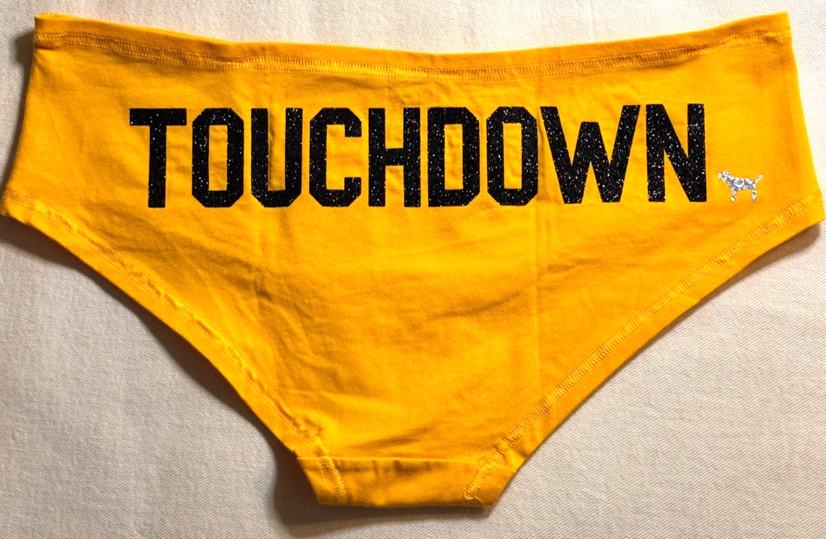 VTG Victoria Secret Pink Pittsburgh Steelers Y2K Hipster Panties Women’s Large