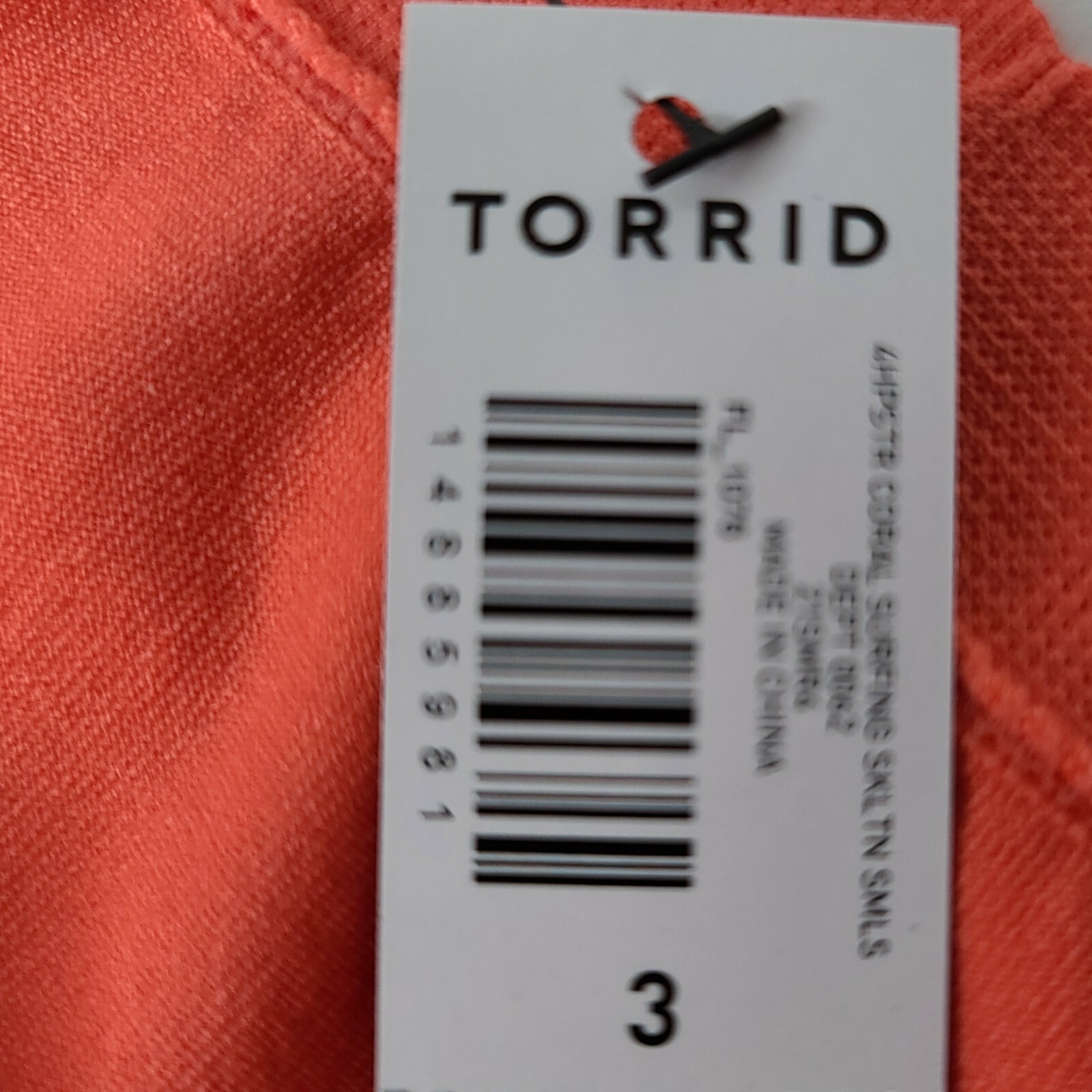 3X 22W 24W Torrid Coral Seamless Hipster Panty Surfing Skeleton NWT Plussize