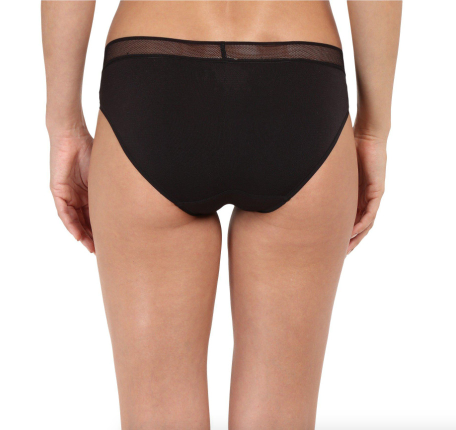DKNY Black Intimates Signature Seamless Bikini Skinny Dip Women’s Size M L125529
