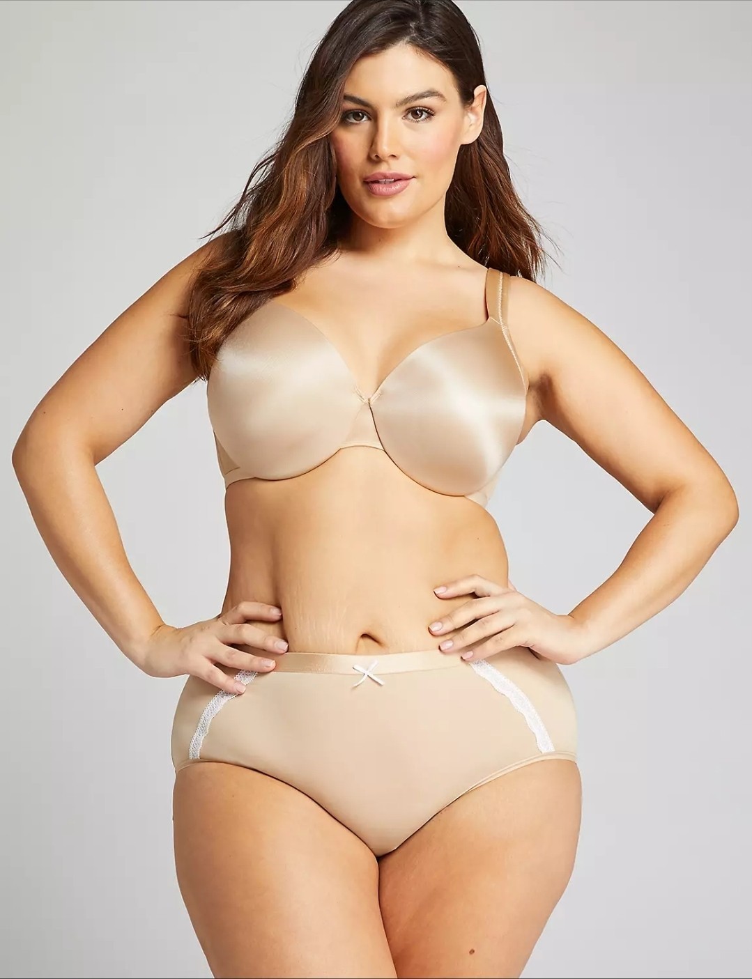 Cacique Panties Womens 30/32 Cafe Mocha Extra Soft Full Brief NEW