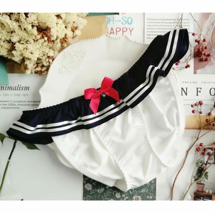 Sailor Moon Navy Maid Milk Silk Panties Briefs Women’s Underwear Daily Wear