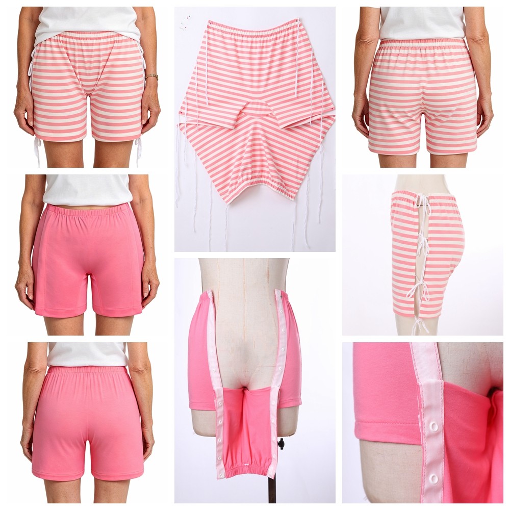 Women Lingerie Roomy Underwear Comfortable Briefs Sides Lace-up Easy-to-wear