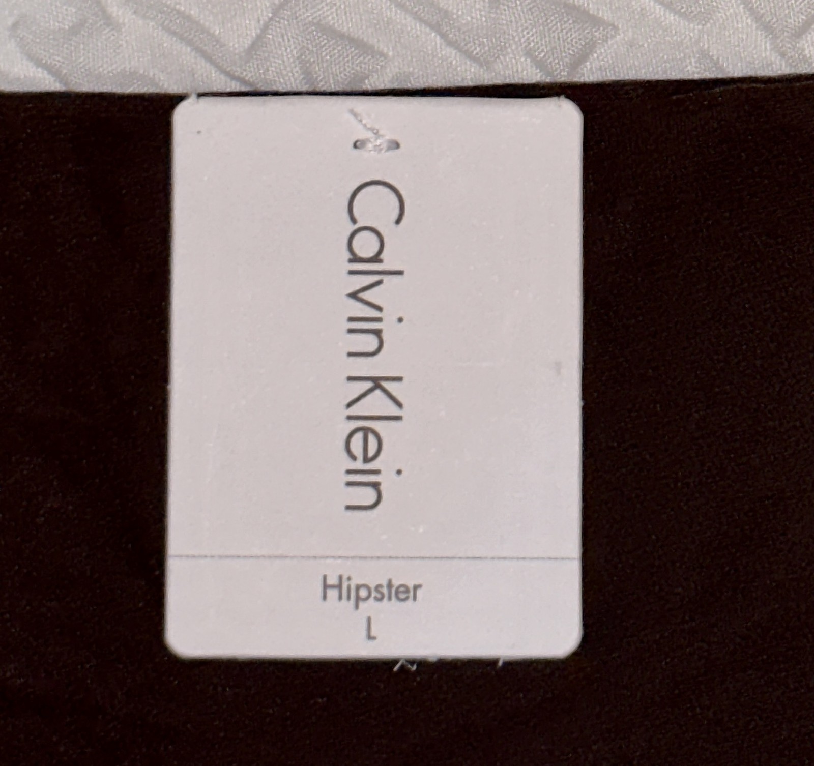 CALVIN KLEIN Invisibles Woodland Dark Brown Hipster No VPL Panty Womens M 6 L 7