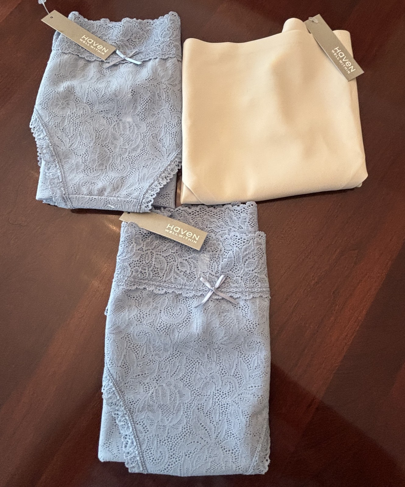 Haven Well Within high leg brief/panties, set of 3, XL NEW with free shipping