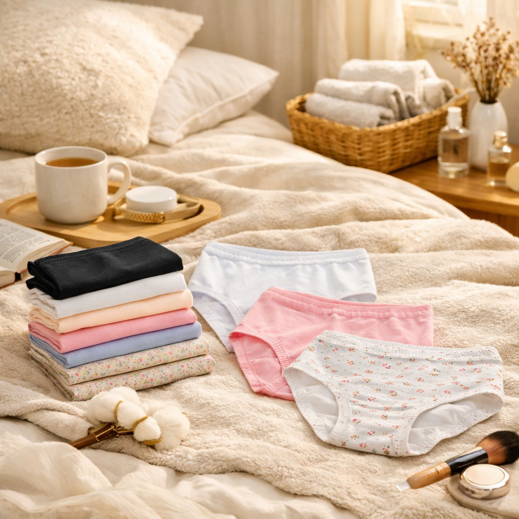 Women’s 3 Pack 100% Cotton Full Mama Briefs Soft Comfortable Knickers Underwear