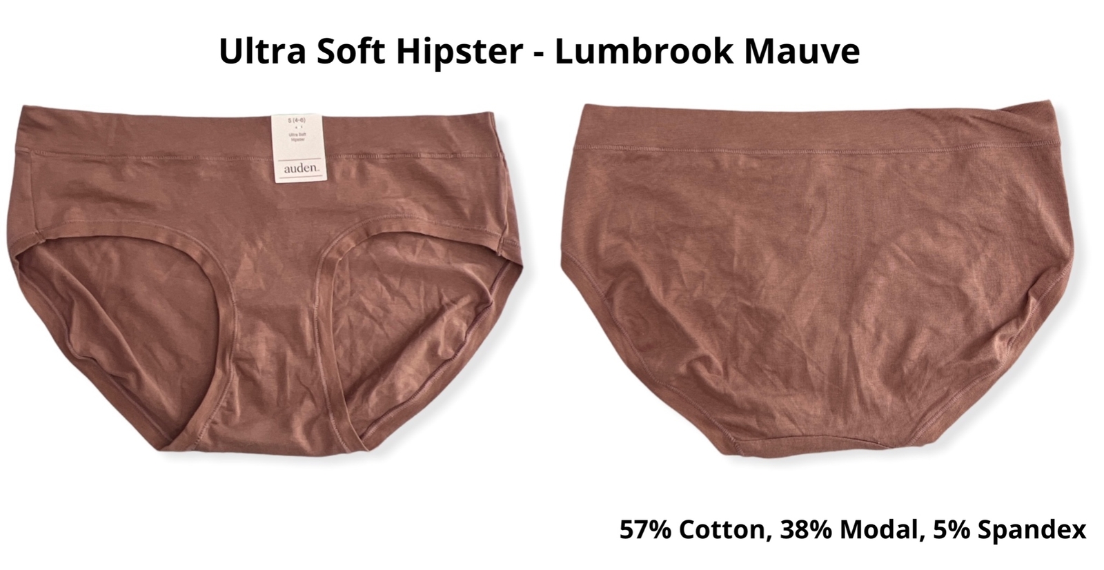 Women’s 5pk Assorted Styles & Colors Underwear – Auden – S (4-6) – S554