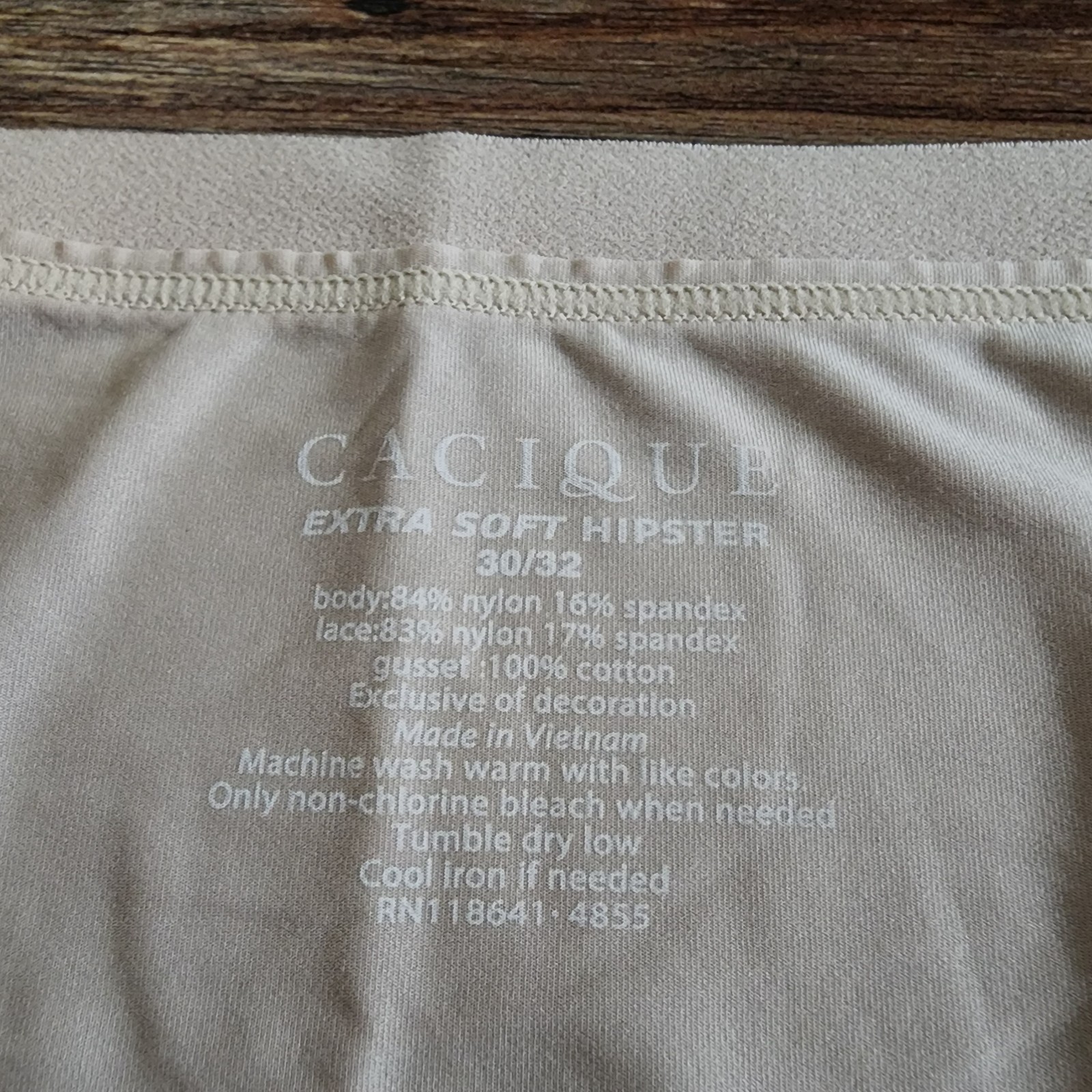 Cacique Panties Womens 30/32 Cafe Mocha Extra Soft Full Brief NEW
