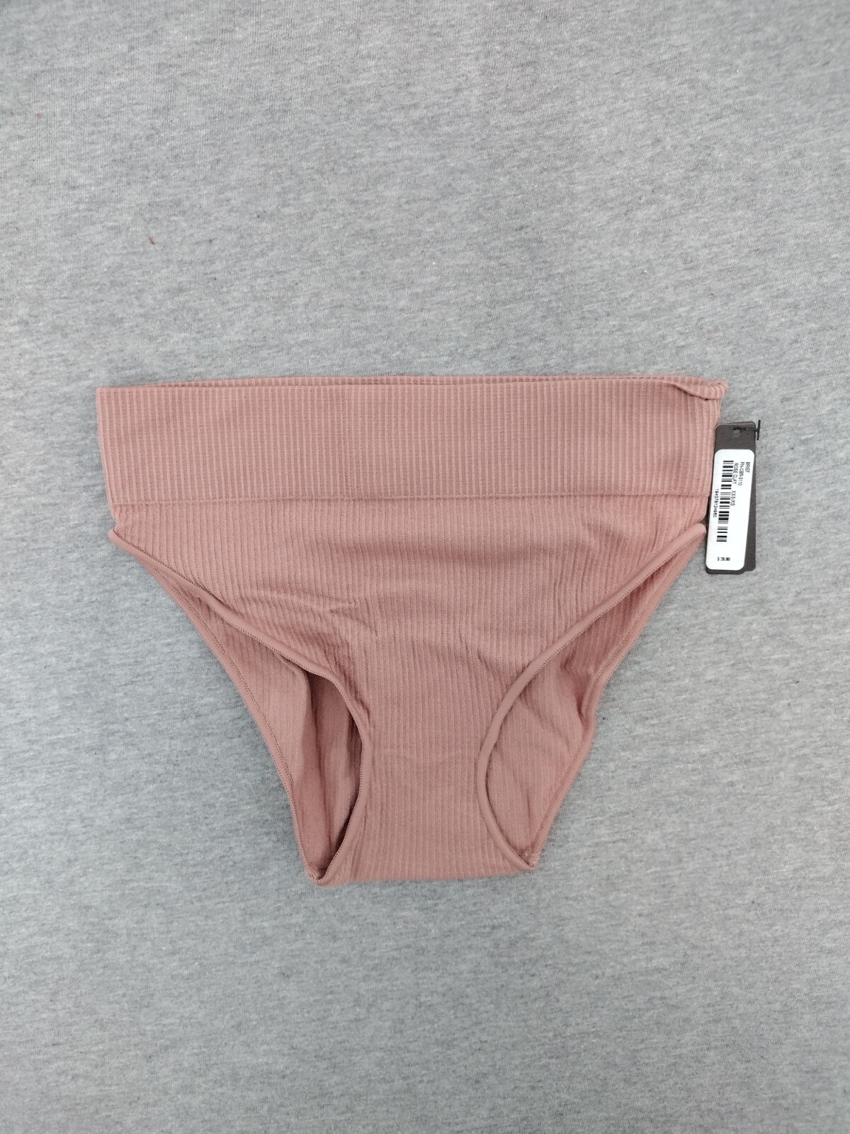 SKIMS Full Brief Ribbed Panties Women’s Color Rose Clay Size XXS/XS PN-CBR-0110