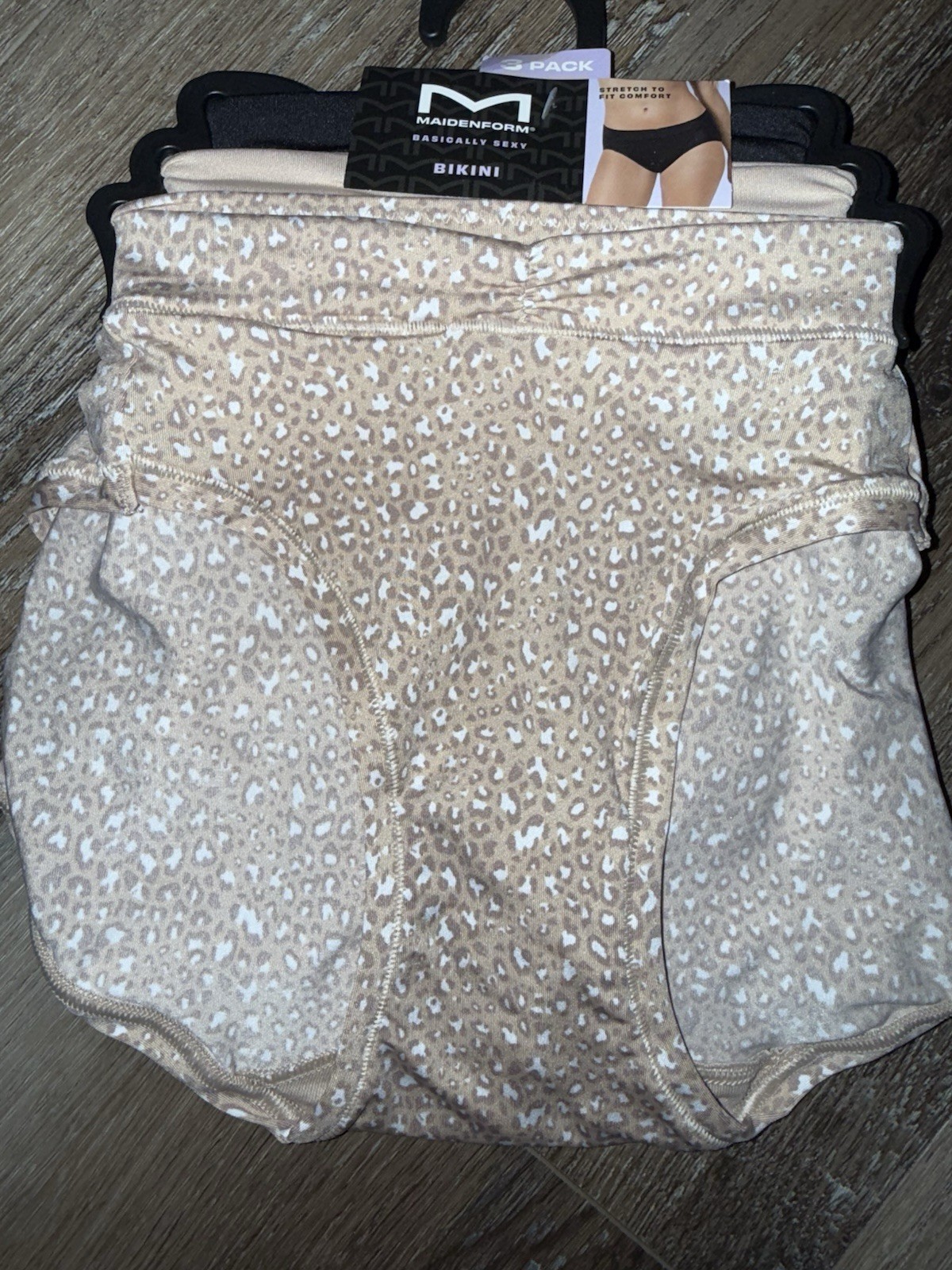 Maidenform ~ 3-Pair Women’s Bikini Underwear Polyester Blend Stretch (B) ~ 3XL