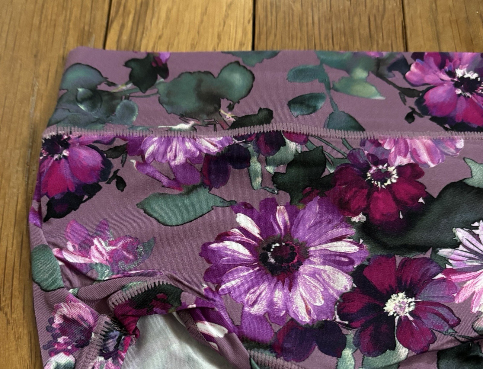 Plus Size 22/24 Lane Bryant Cacique Comfort Bliss Hipster Lilac Purple Flower