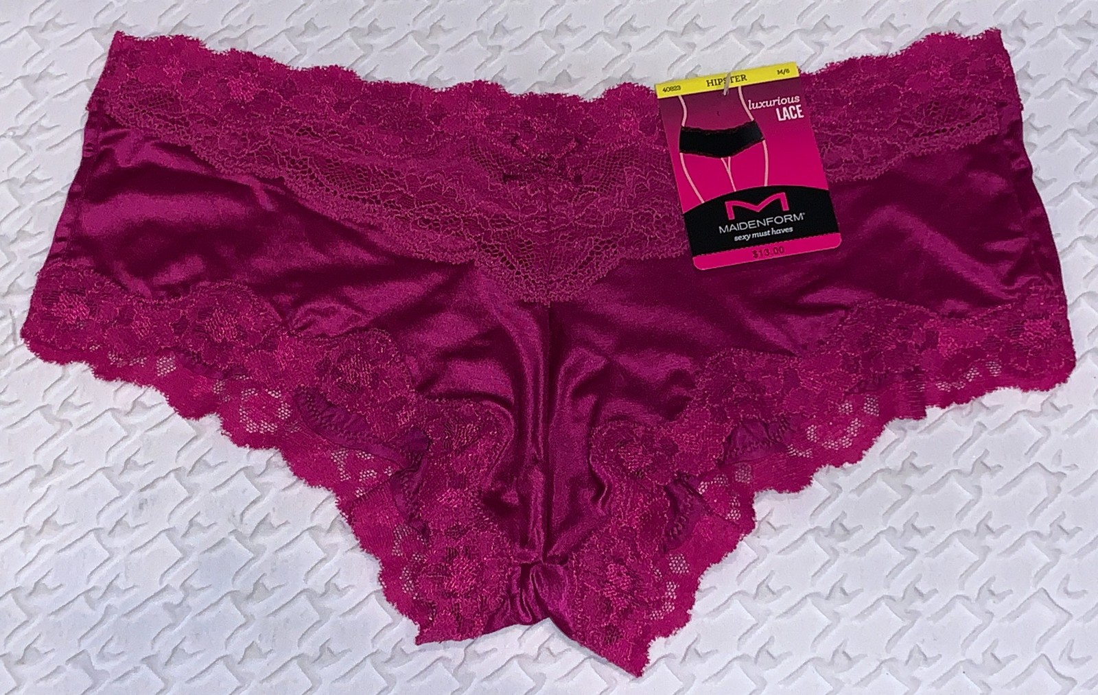 MAIDENFORM Sexy Must Haves Luxurious Lace Cheeky Hipster Panty Womens S M XL 2XL