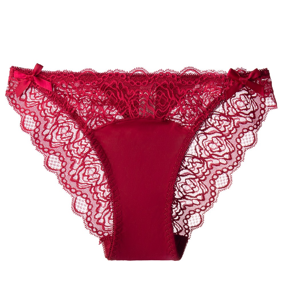 4pack Lot Sexy Womens Lace Panties Underwear High Cut See Through Lingerie Brief