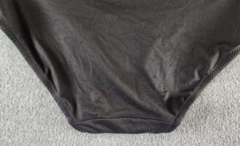 Natori Discreet Bikini Underwear Women XS Black Solid Elastic Waist Pull On