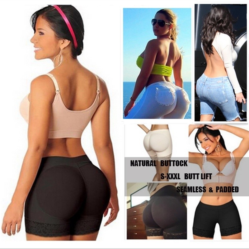 Women FAKE ASS Butt Lift and Hip Enhancer Booty Padded Underwear Panties Shaper