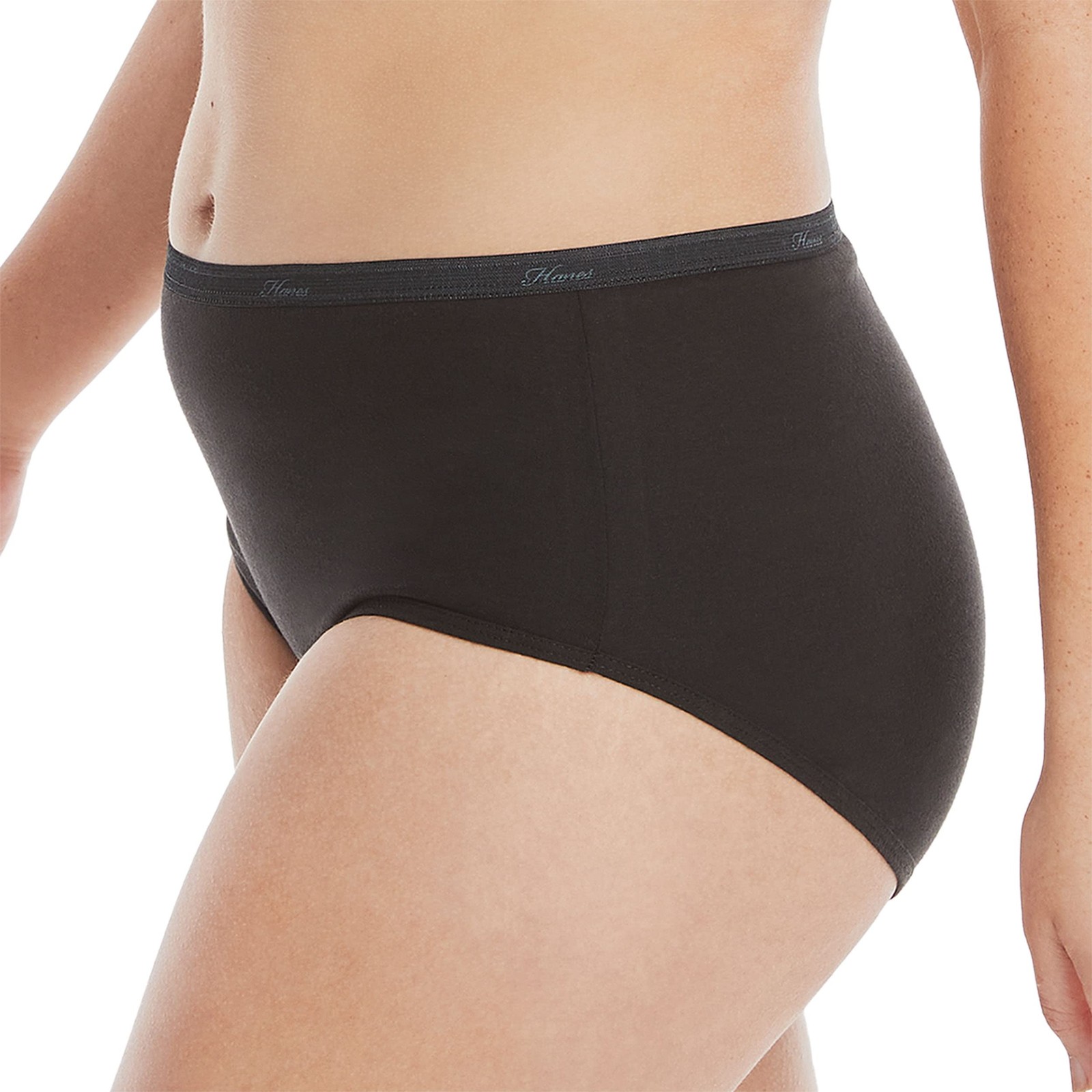 Hanes Women’s Cotton Brief Underwear, Moisture-Wicking, 6-Pack Assortment Size 6