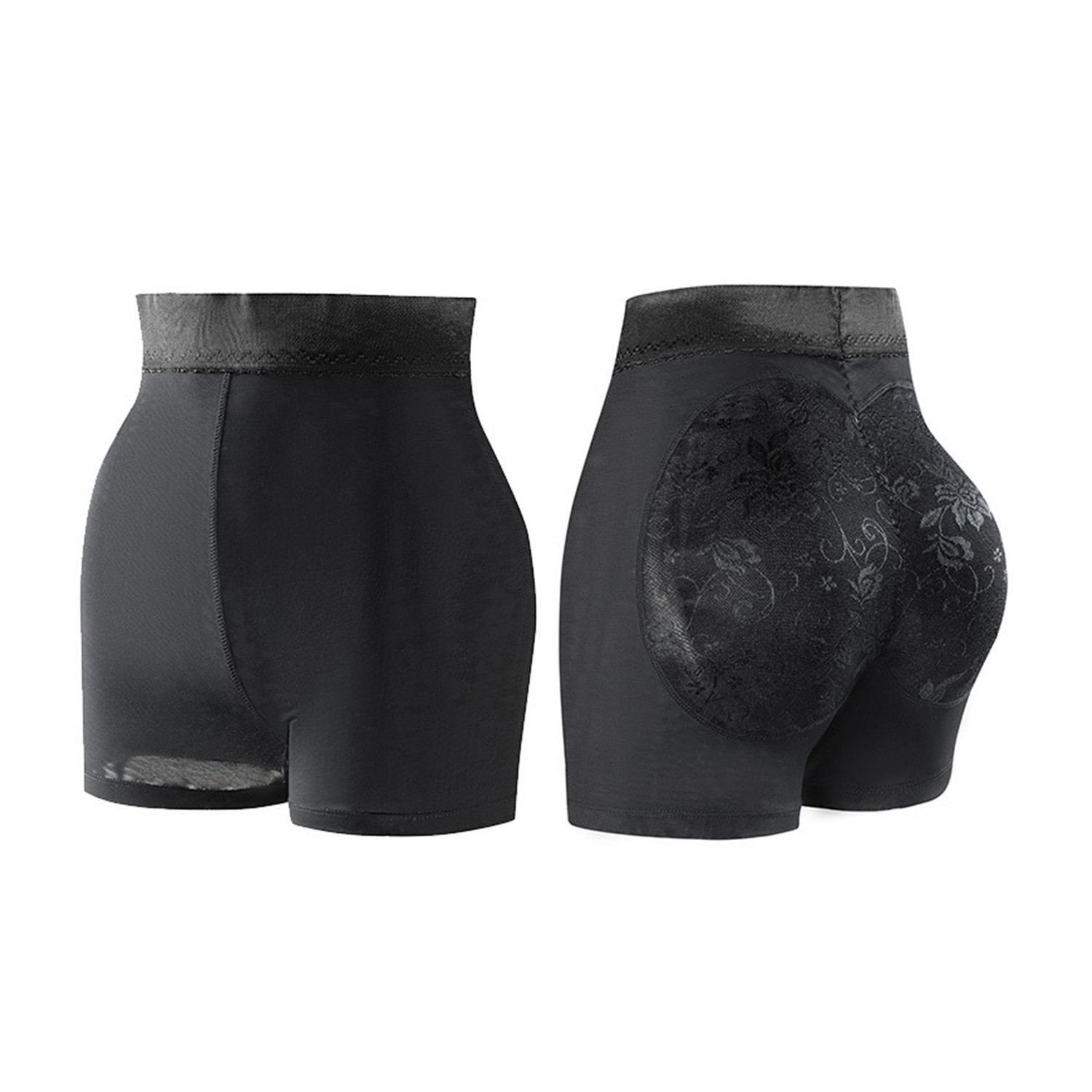 Women’s Body Shaping Shorts Fake Butt Plump Butt Lift Panties Padded Underwear