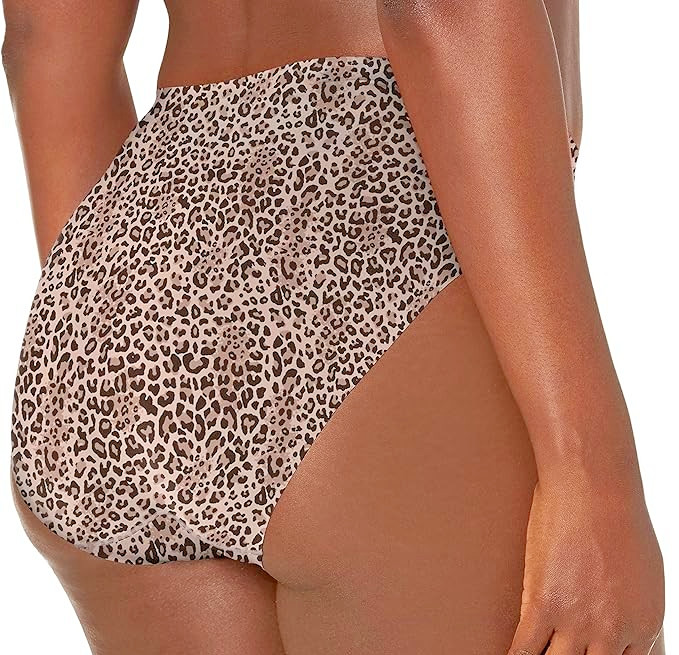 Bali Women’s 3 Pack Comfort Revolution Easylite HiCut DFEL62 Animal Print