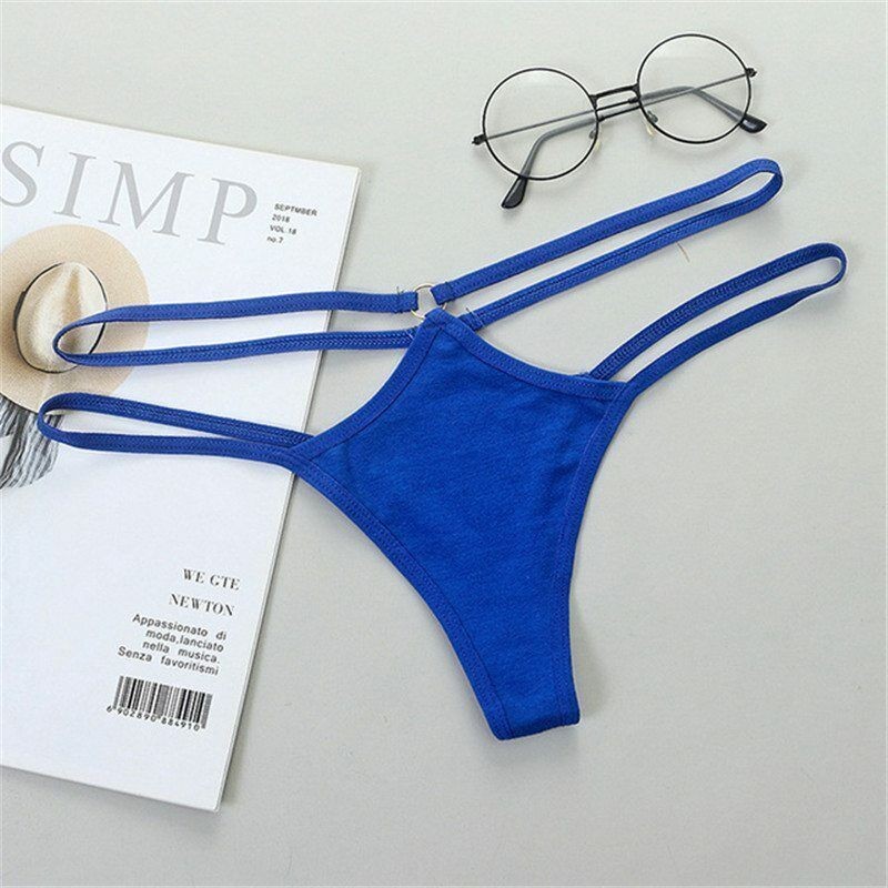 Women G-String Lingerie Thin Strap Female Underwear Cotton Panties 1 Pcs Sexy