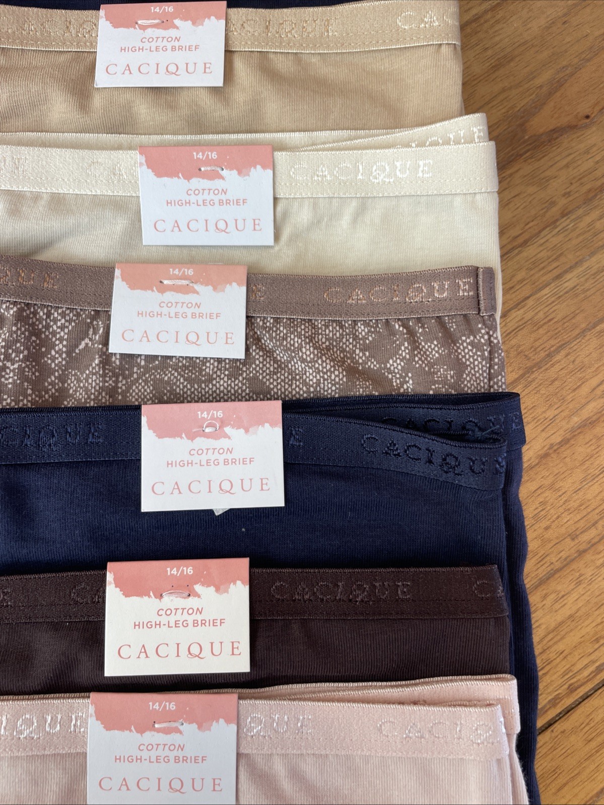 Lane Bryant Cacique 14/16 Cotton High Leg Briefs New With Tags. You Pick.
