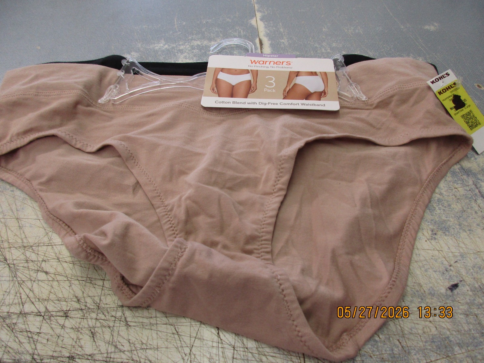 NEW Warners Panty No Pinch No Problems Hipster Panties 2 Pair Women Size 8 XL