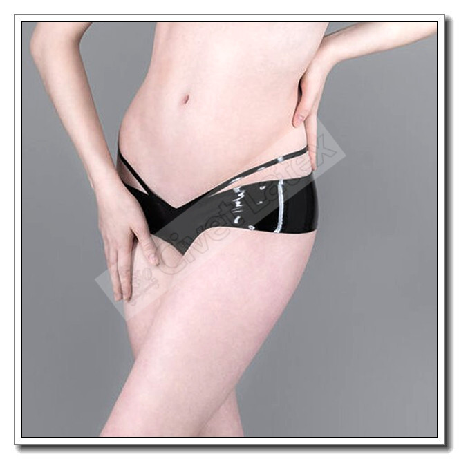 Latex Brazilians V Shape Lower Waist Panties Unique Sexy Customized 0.4mm A35