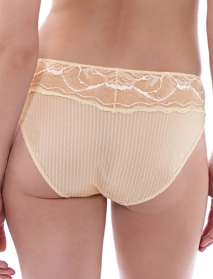 Fantasie Zoe Brief Soft Beige Lace Size XS 8 10 Knickers Underwear Lingerie 9265