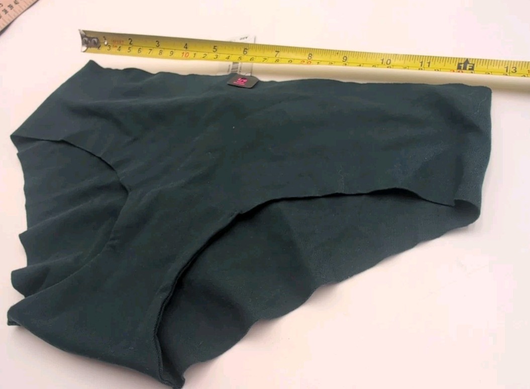 NWT LA SENZA Modal Cotton Purple Black Dark Teal underwear Hipsters SZ L (Read)