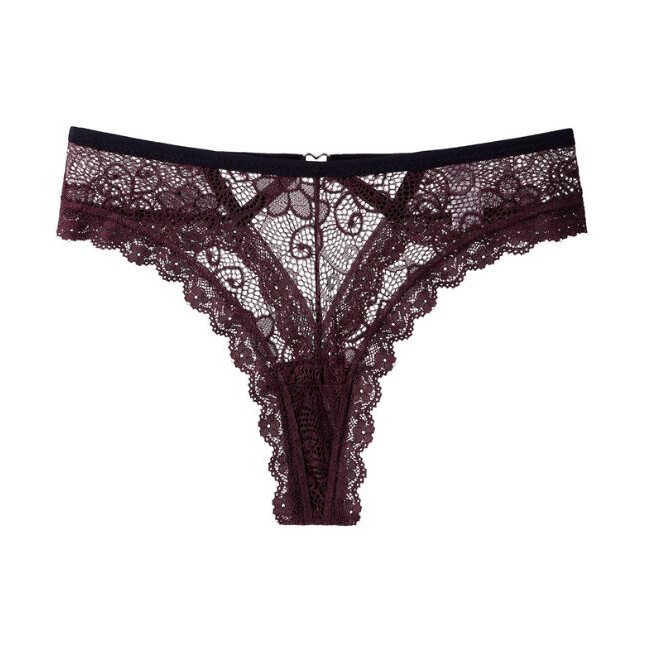 4 Pack Lot Sexy Womens Lace Panties Thongs G string Underwear Lingeries Briefs