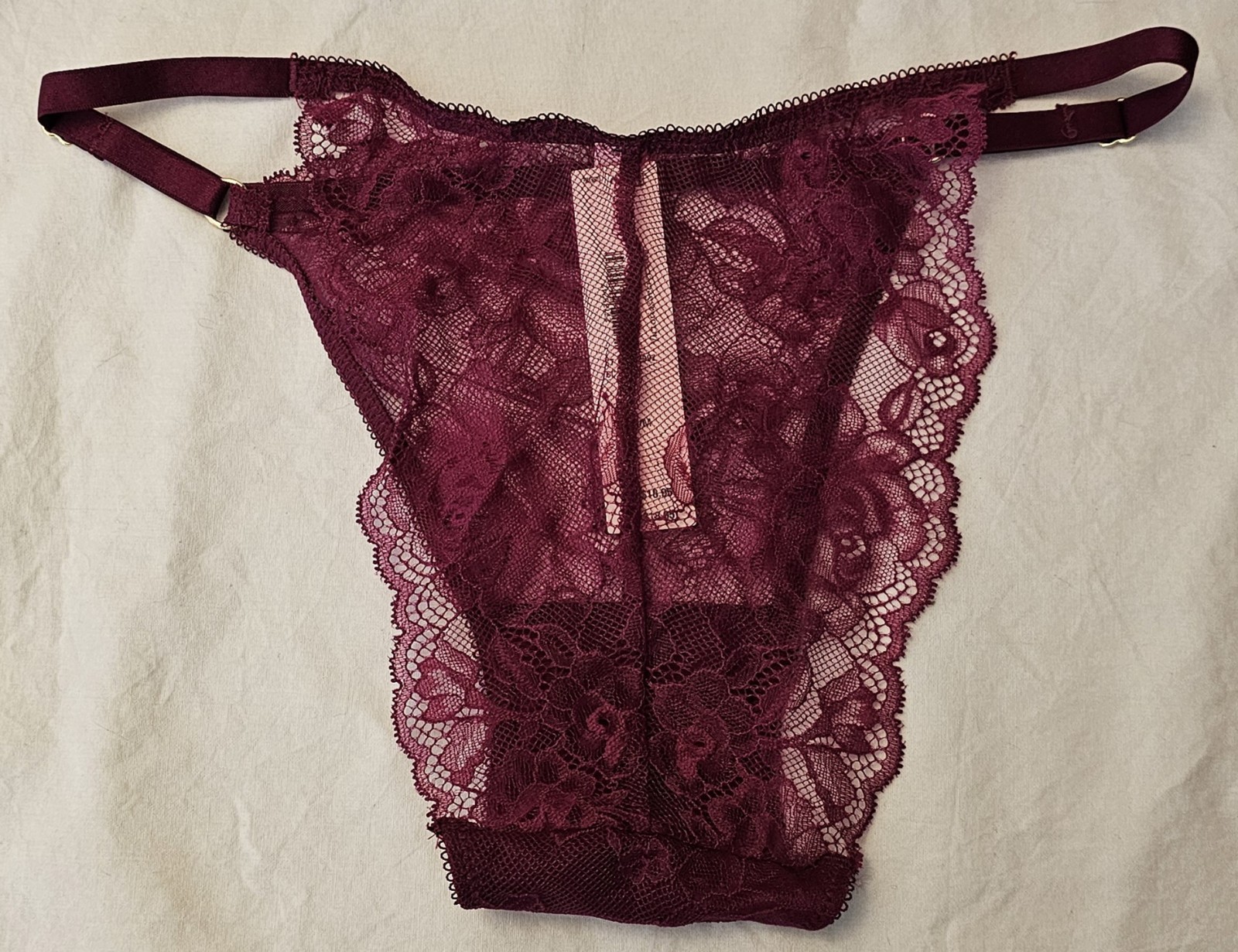 Size Medium Brazilian Victoria’s Secret Adjustable Waist New With Tags