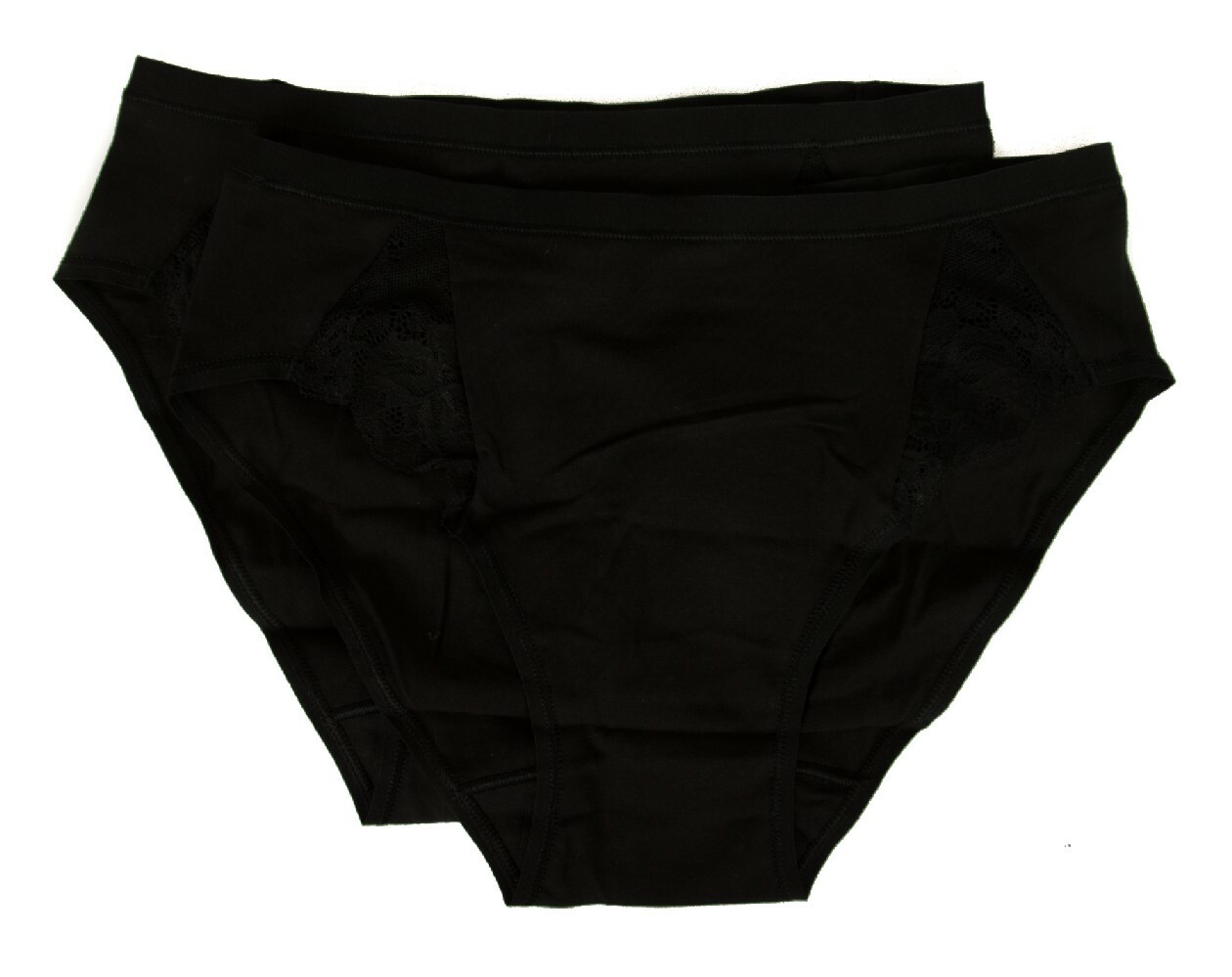 2 Pack Medium Briefs Women Pretty Panties Bipack SPIDER Item 07606Q