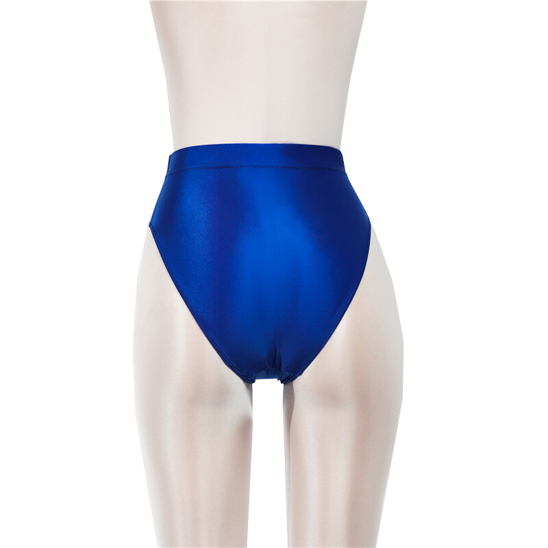 Womens Silky Shiny Satin Glossy Wet Look Knickers Briefs Underwear Panties