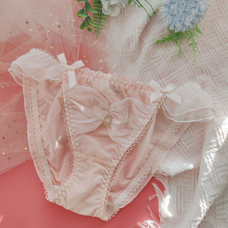 Japanese Lolita Girls Panties Briefs Low Waist Cute Princess Underpants School