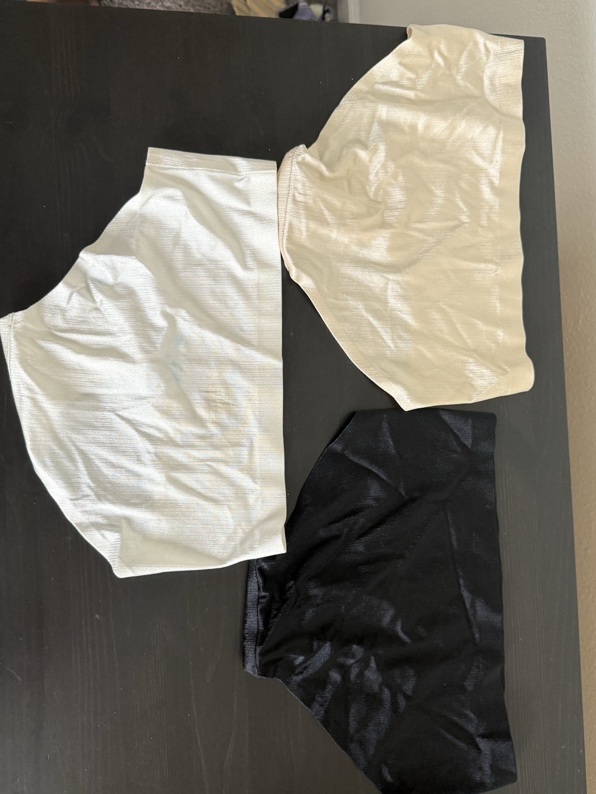 New Woman Laundry panties Underwear Size Small Black White Beige
