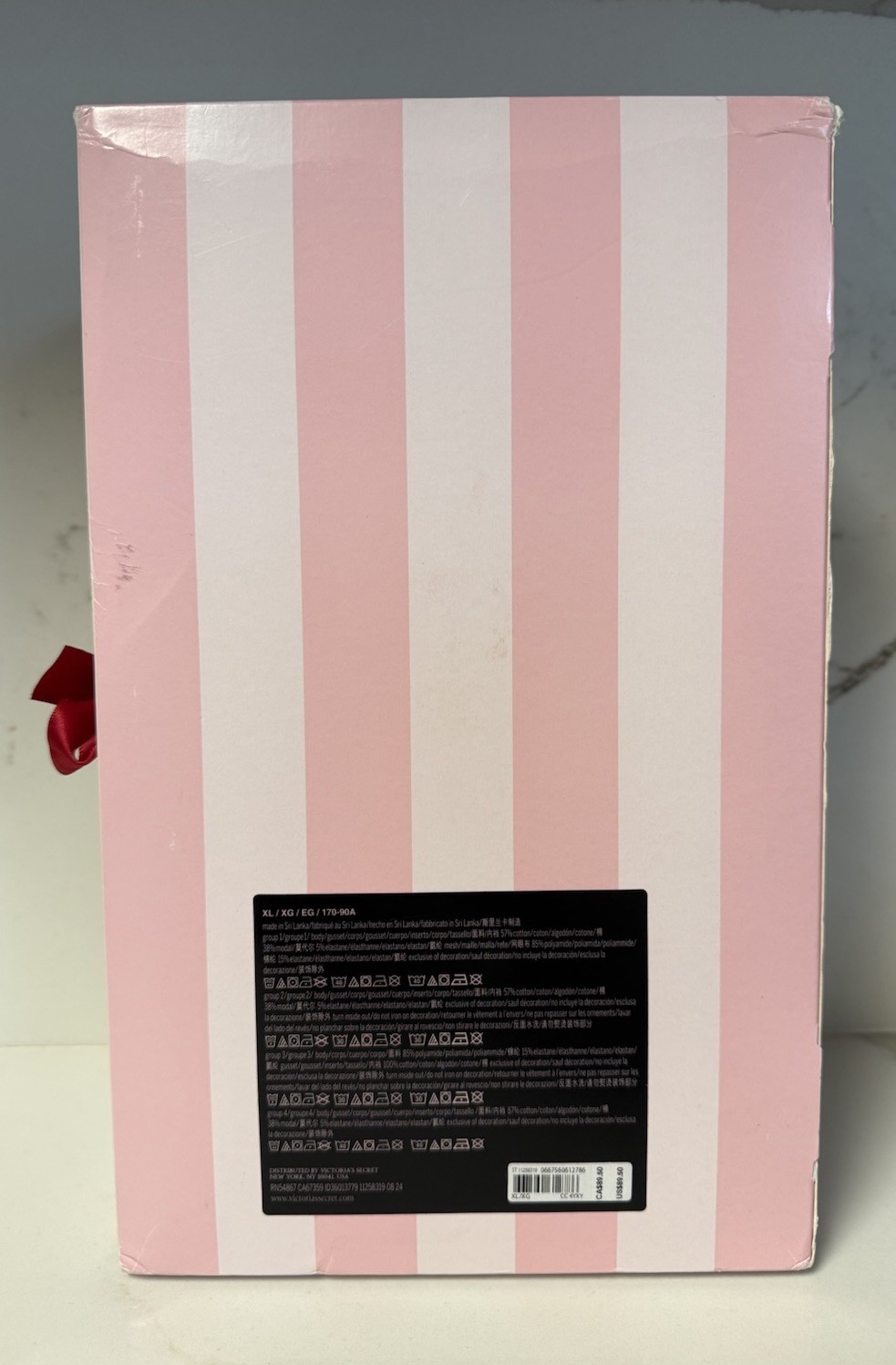 VICTORIA’S SECRET 12-Pack Bikini Panties Holiday Advent Calendar Size XL